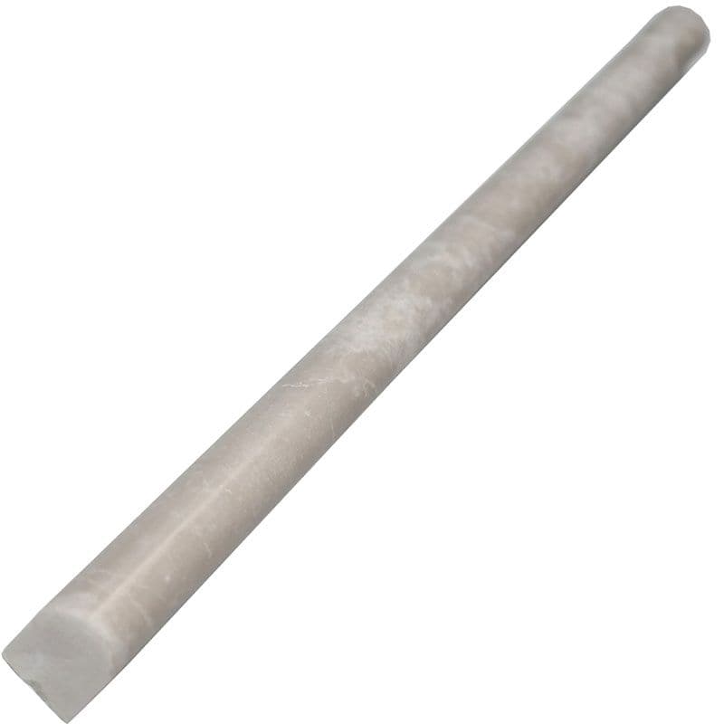Botticino Beige Marble 1/2x12 Polished Pencil Liner