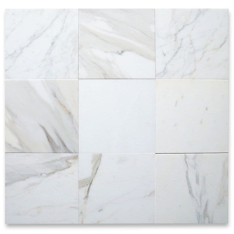 Calacatta Gold Marble 12x12 Polished Marble Tile