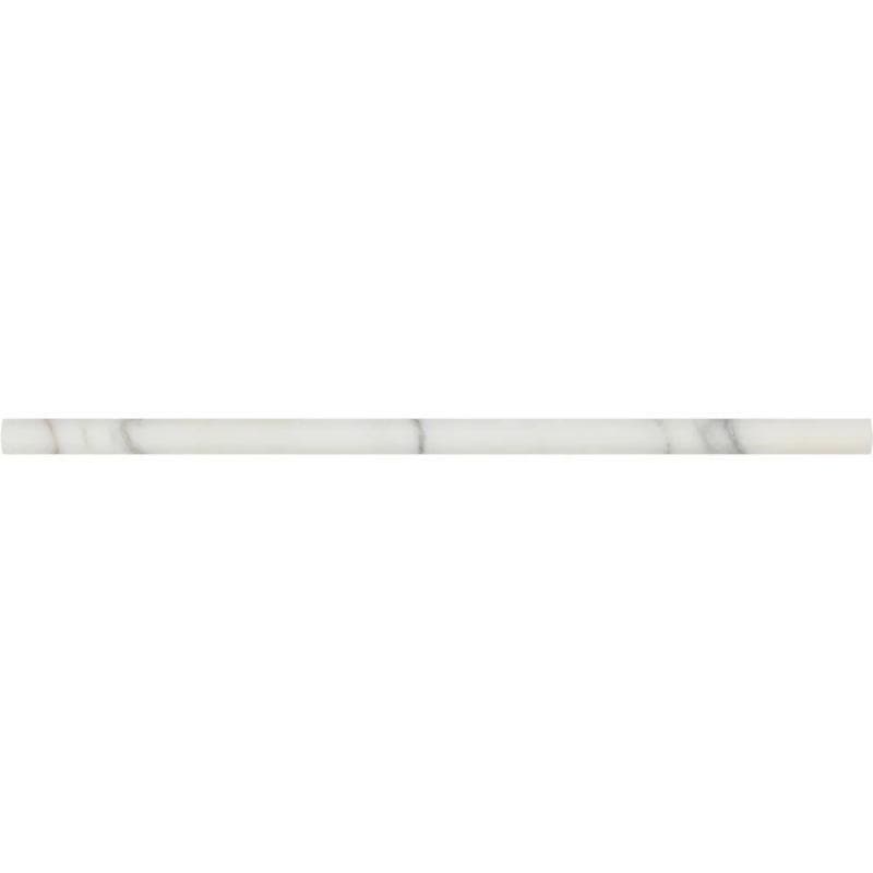 Calacatta Gold Marble 1/2x12 Honed Bullnose Liner