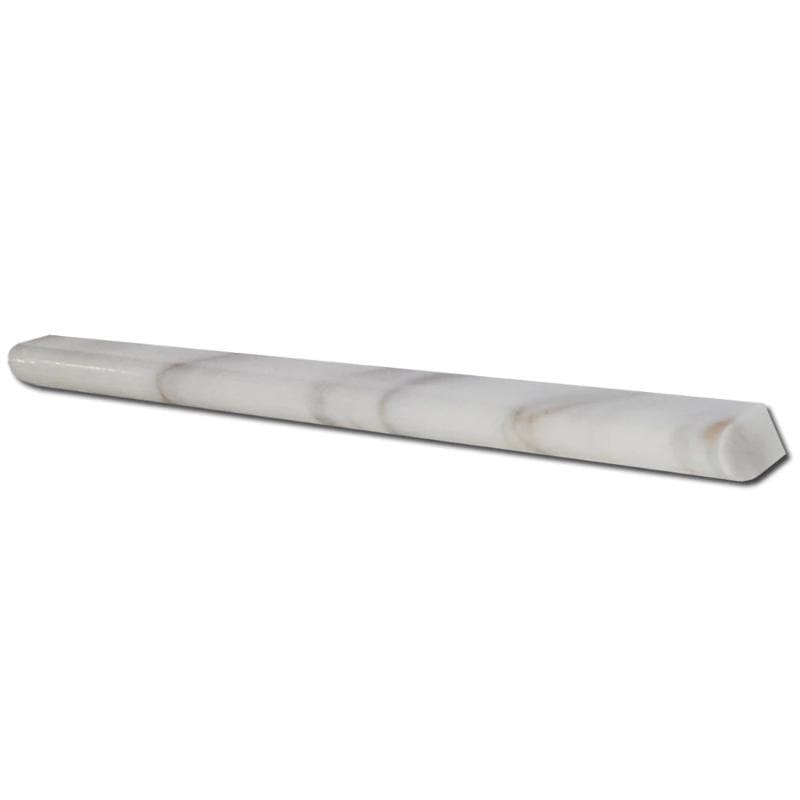 Calacatta Gold Marble 3/4x12 Polished Bullnose Liner