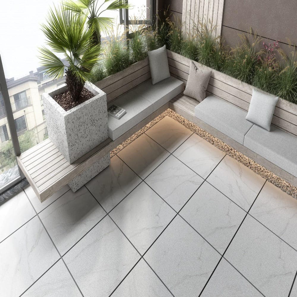 Calacatta Gold Marble Look 24x24 2 cm Porcelain Paver (Clearance)