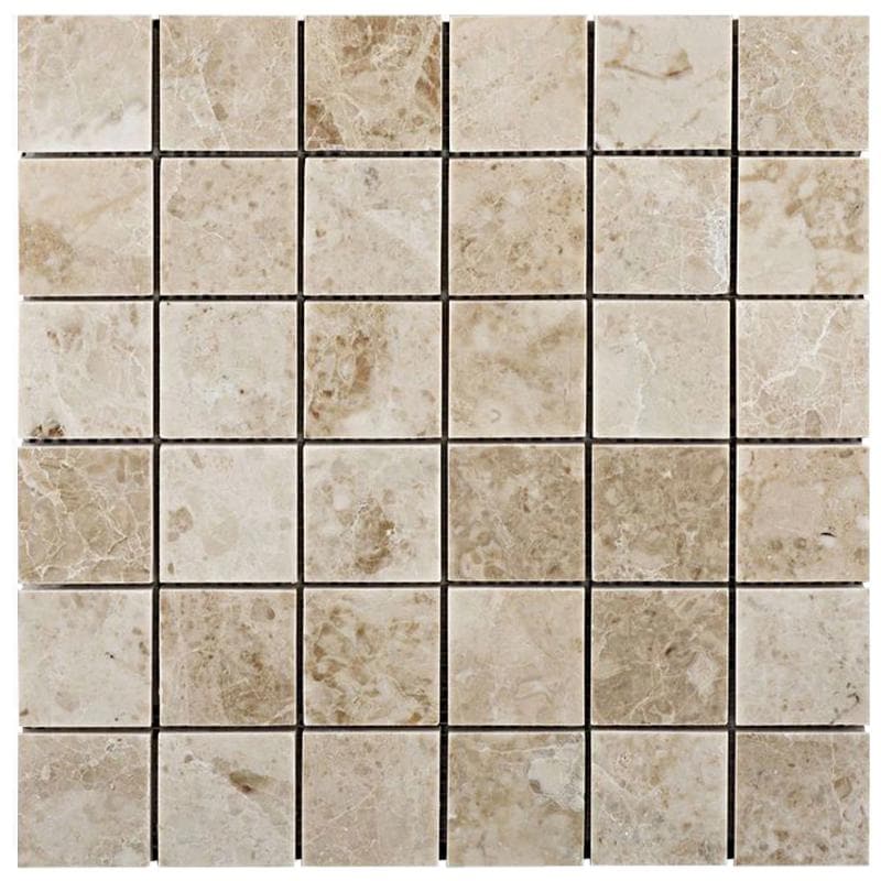 Cappuccino Marble 2x2 Polished Mosaic Tile