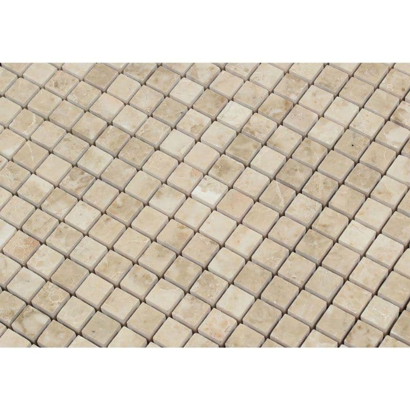 Cappuccino Marble 5/8x5/8 Polished Mosaic Tile