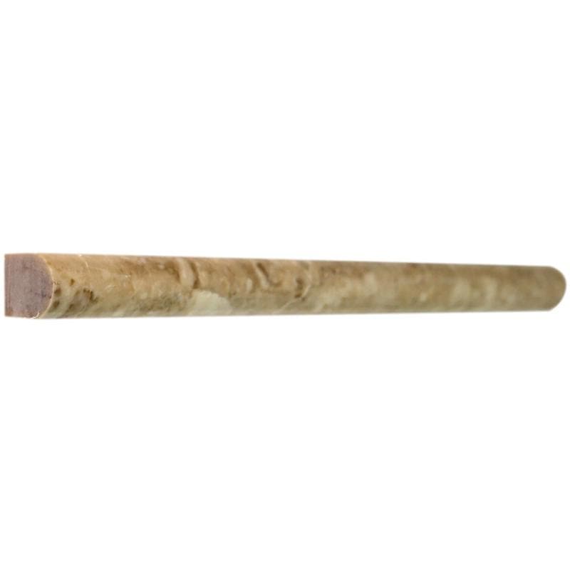 Cappuccino Marble 1/2x12 Polished Pencil Liner