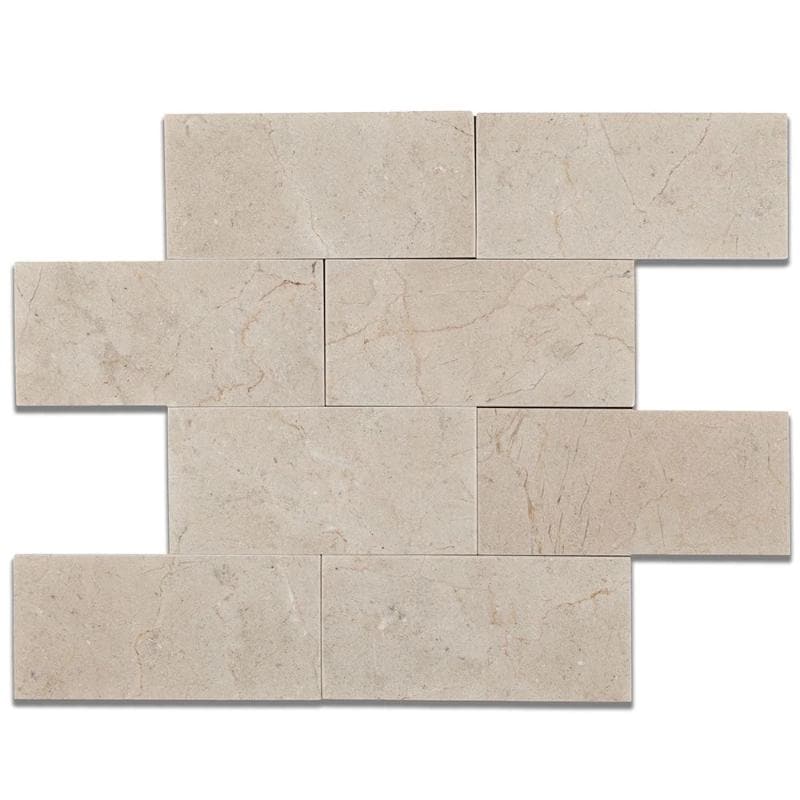 Crema Marfil Select Marble 6x12 Polished Tile