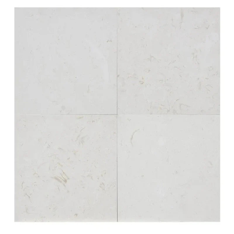 White Pearl Myra Limestone 12x12 Honed Tile