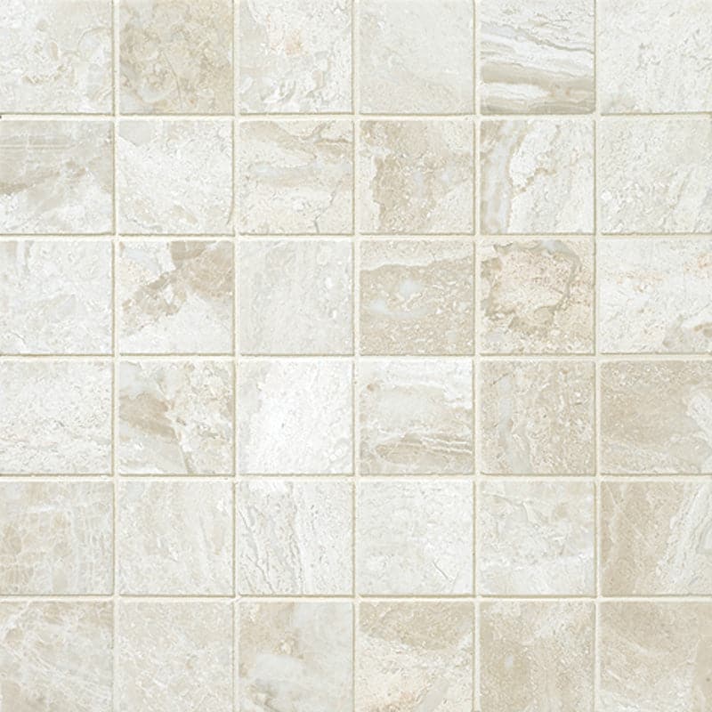 Royal Beige Marble 2x2 Polished Mosaic Tile