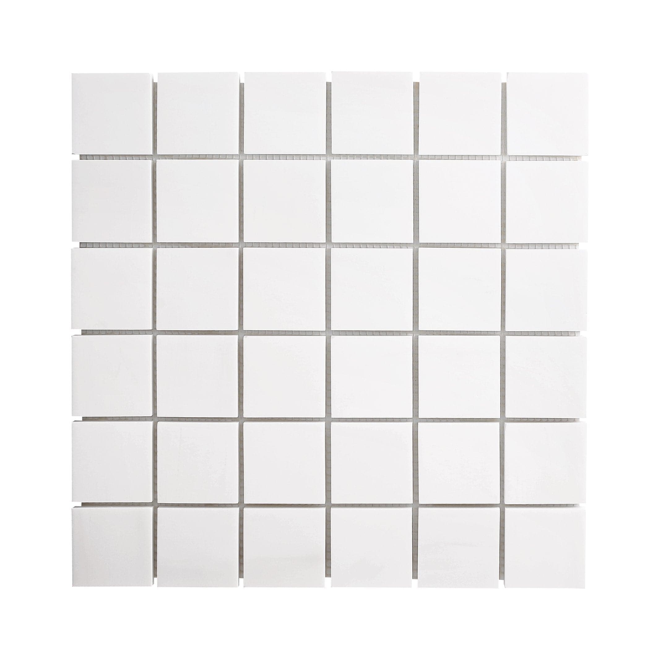 Bianco Dolomite 2x2 Honed Marble Mosaic Tile