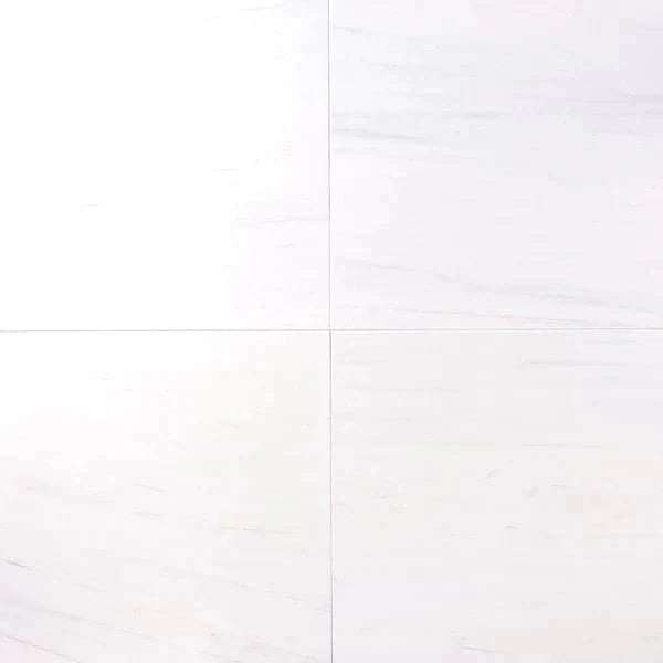 Bianco Dolomite Marble 18x18 Honed Tile