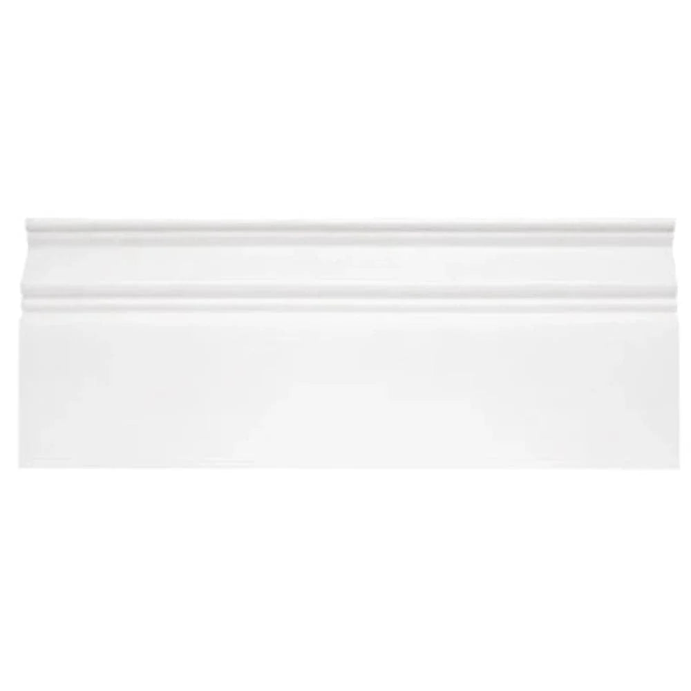 Bianco Dolomite Marble Polished Baseboard Molding