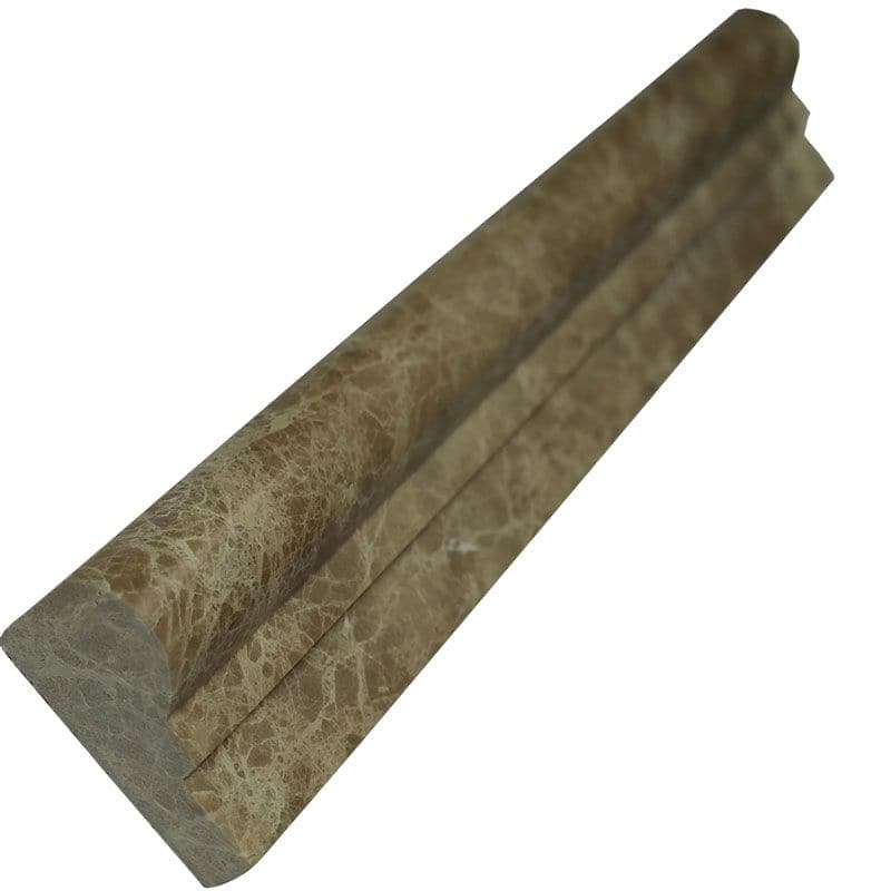 Emperador Light Marble 2x12 1 Step Chairrail Polished