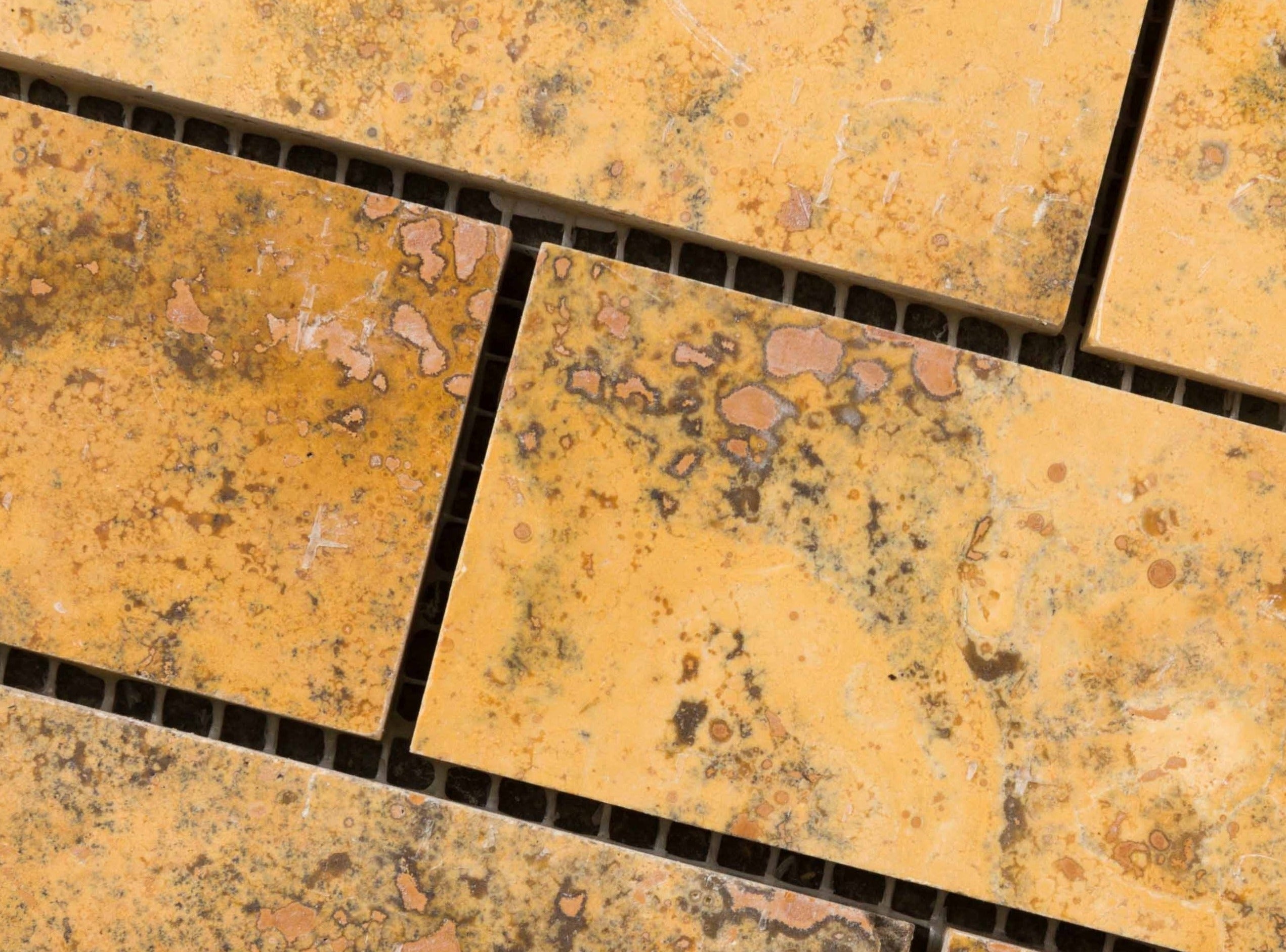 Gold Travertine 2x4 Honed Mosaic Tile (Clearance)