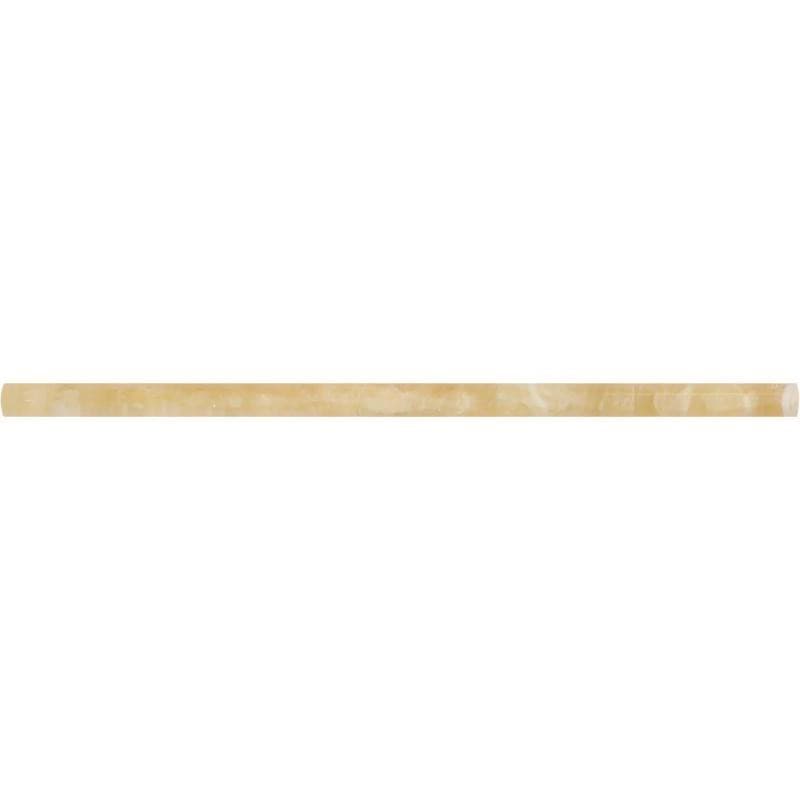 Honey Onyx 1/2x12 Polished Pencil Liner