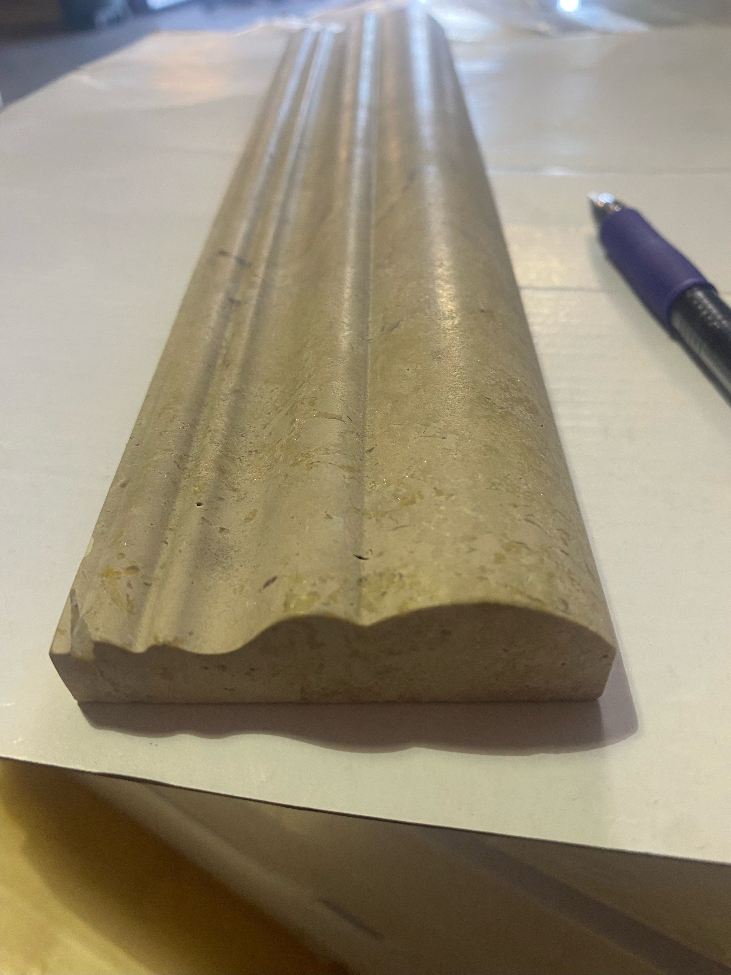 CLEARANCE SALE: Gascogne Limestone Cornice Molding Trim Liner
