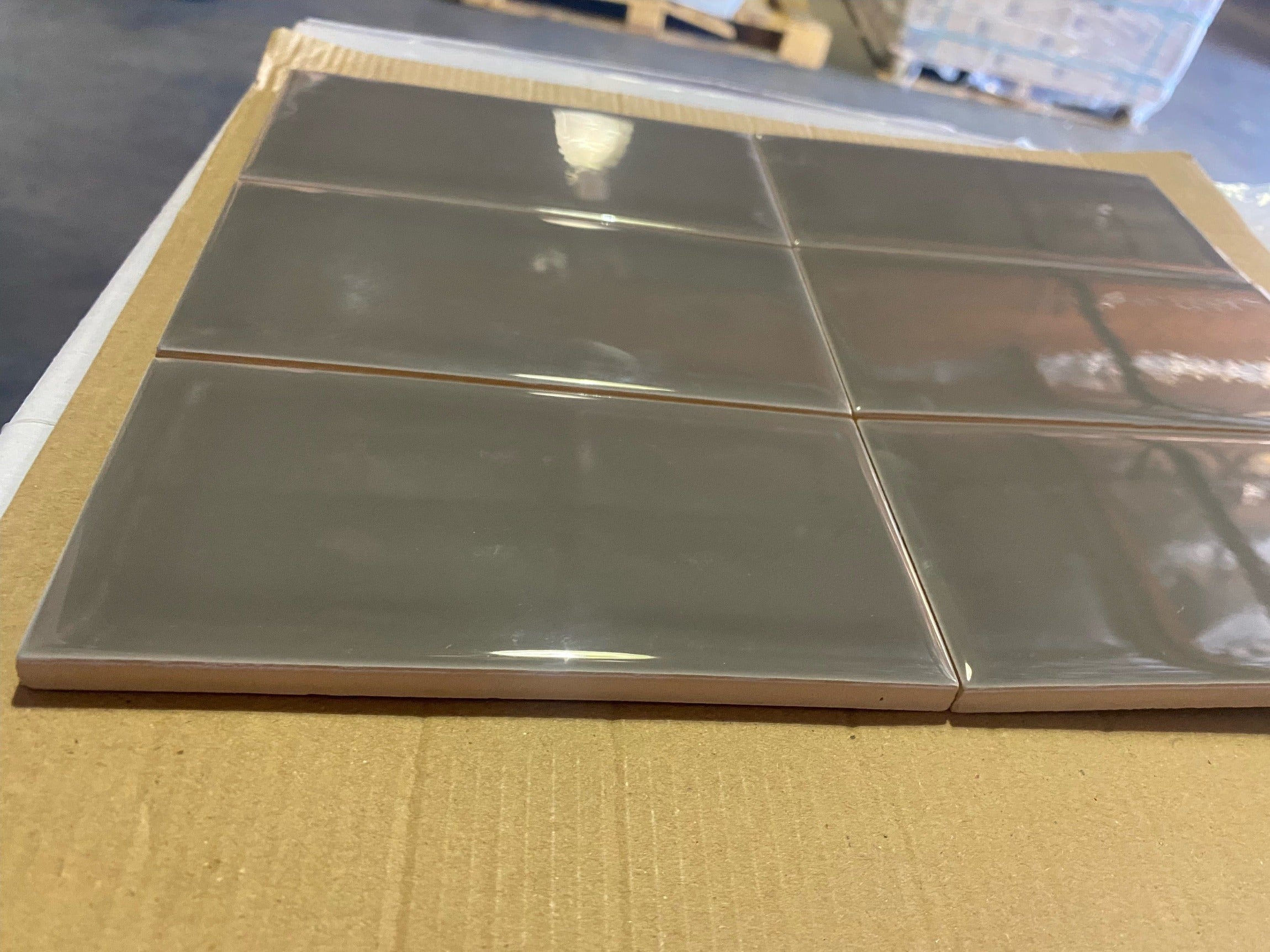 CLEARANCE SALE: Charcoal 3x6 Ceramic Tile - 1404 sqft