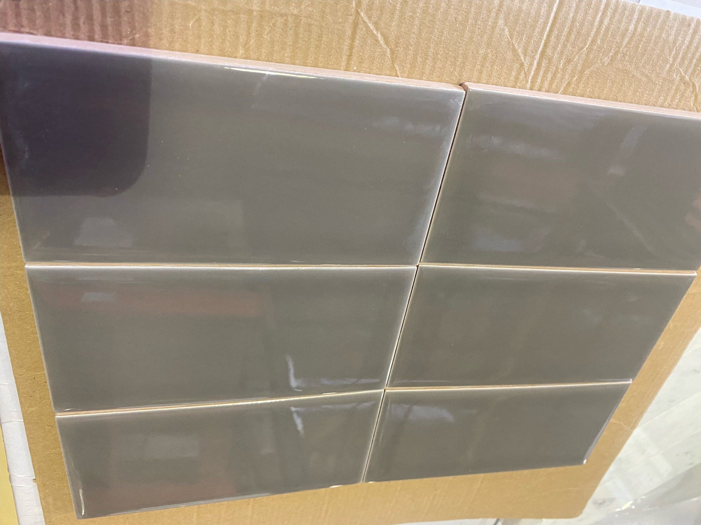 CLEARANCE SALE: Charcoal 3x6 Ceramic Tile - 1404 sqft
