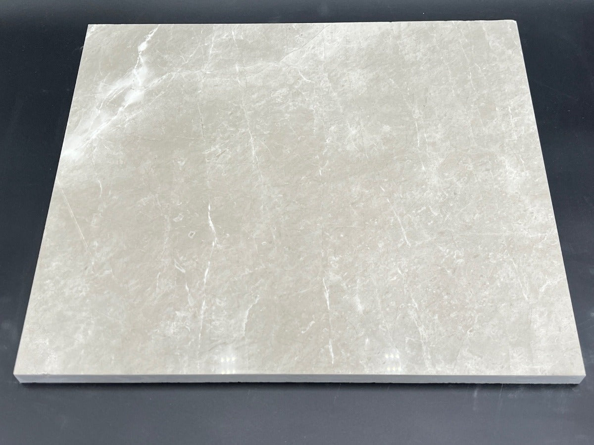 Light Grey Marble 18x18 Polished Tile (Clearance)