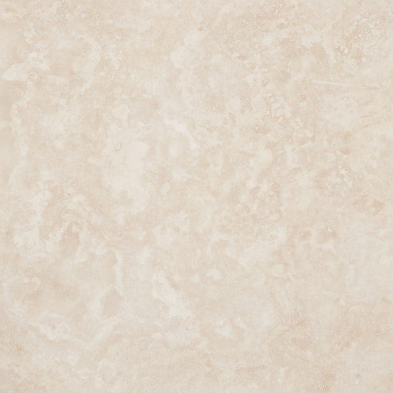Ivory Travertine 18x18 Filled and Honed Tile