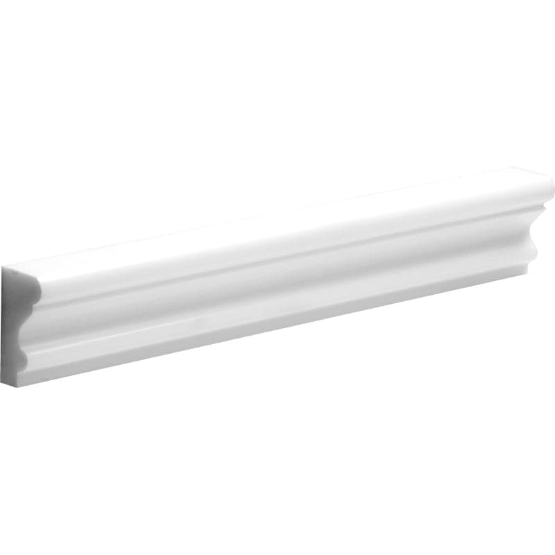 Mont Blanc Serena White 2x12 Marble Polished Crown Molding