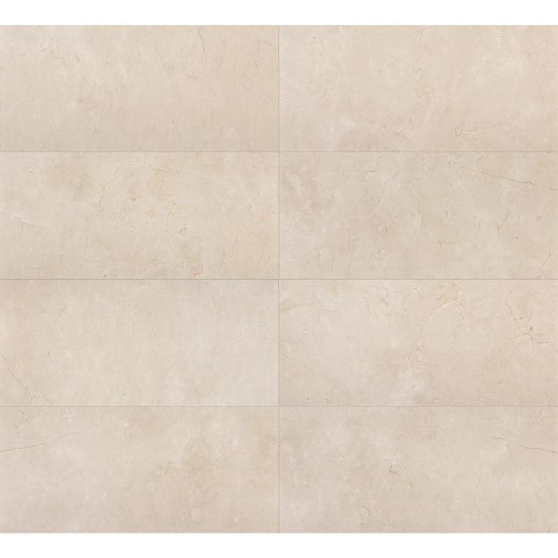 Crema Marfil Turkish Marble 12x24 Polished Tile (Clearance)