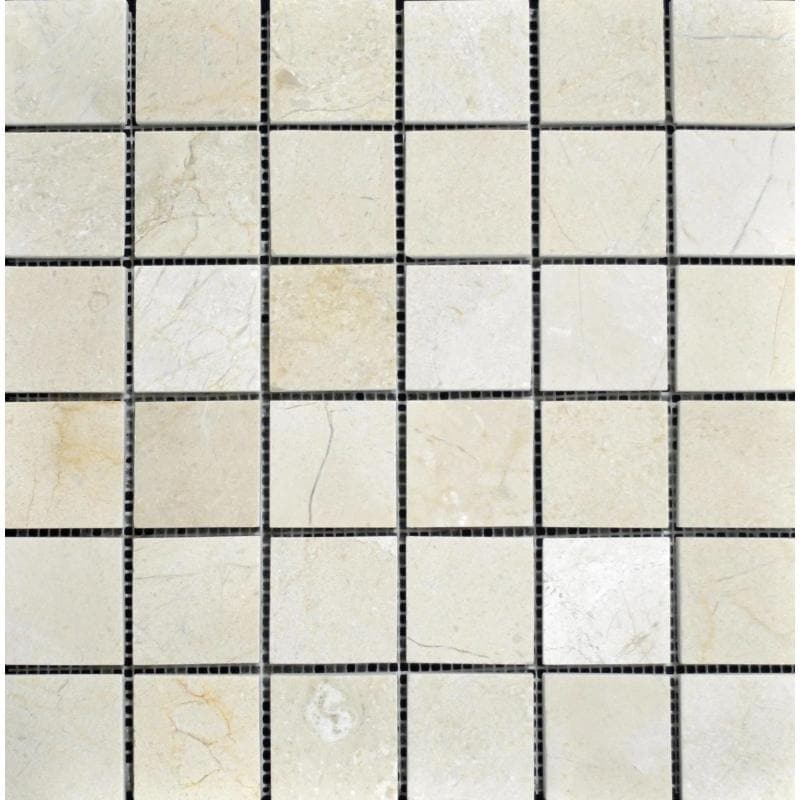 Crema Marfil Marble 2x2 Polished Mosaic Tile