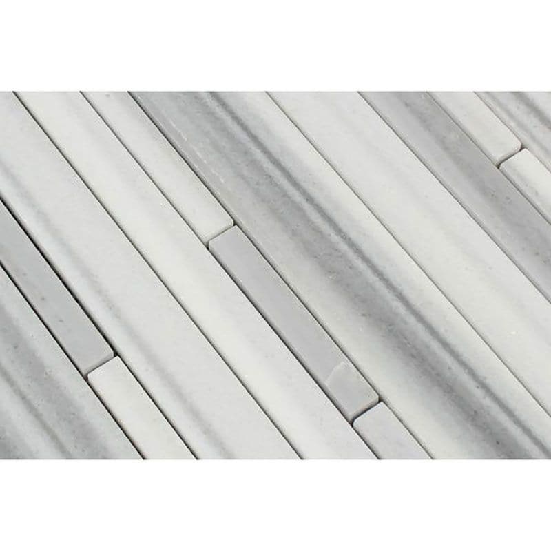 Marmara Marble Random Insert Polished Mosaic Tile