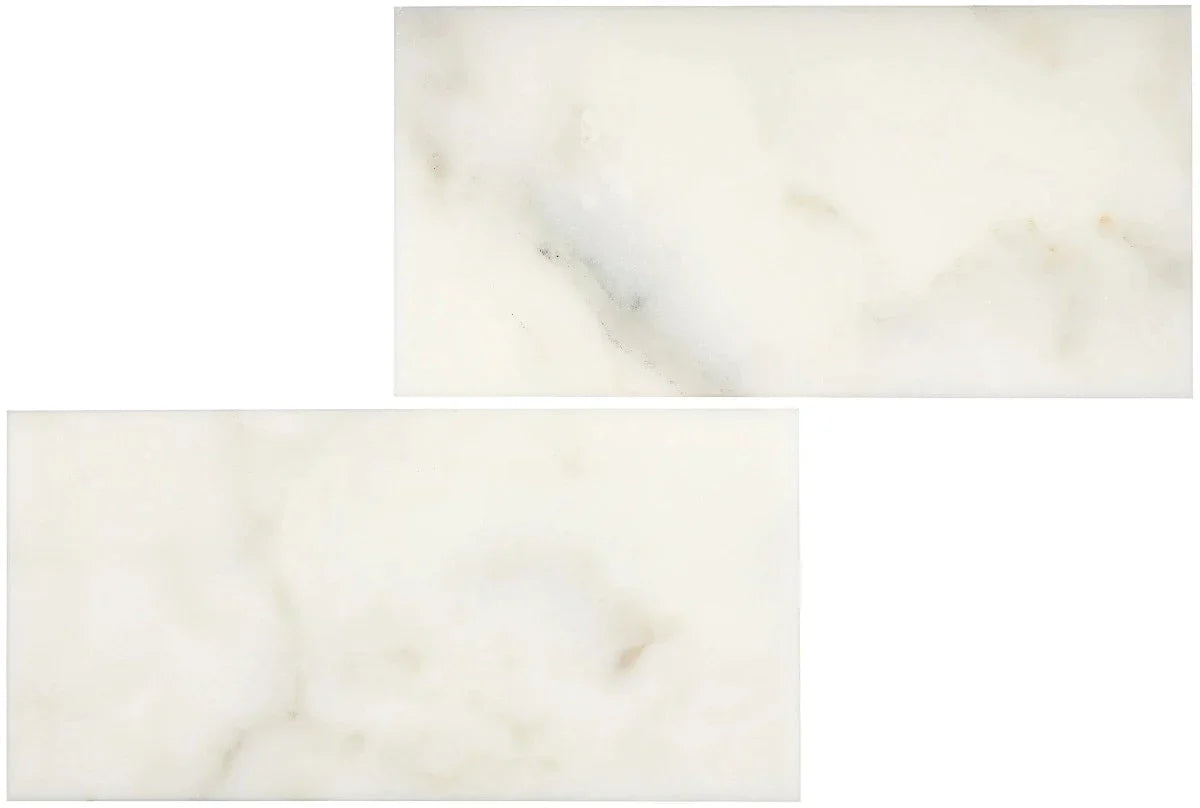 Calacatta Oliva Marble 3x6 Honed Tile
