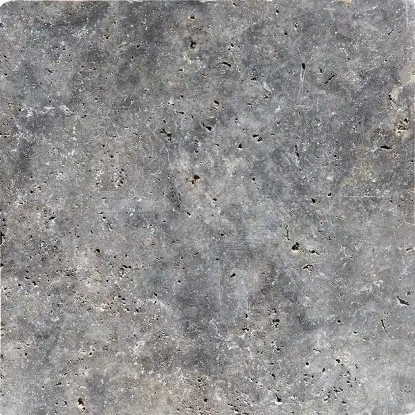 Silver Travertine 3 cm 24x24 Tumbled Paver