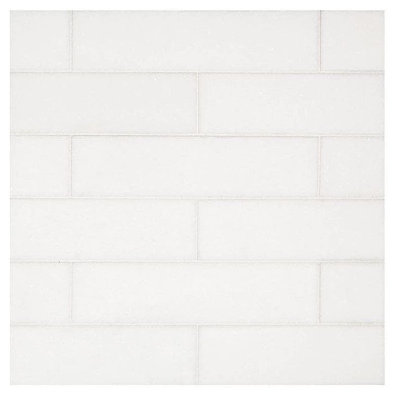 Thassos White Marble 2x8 Polished Marble Tile