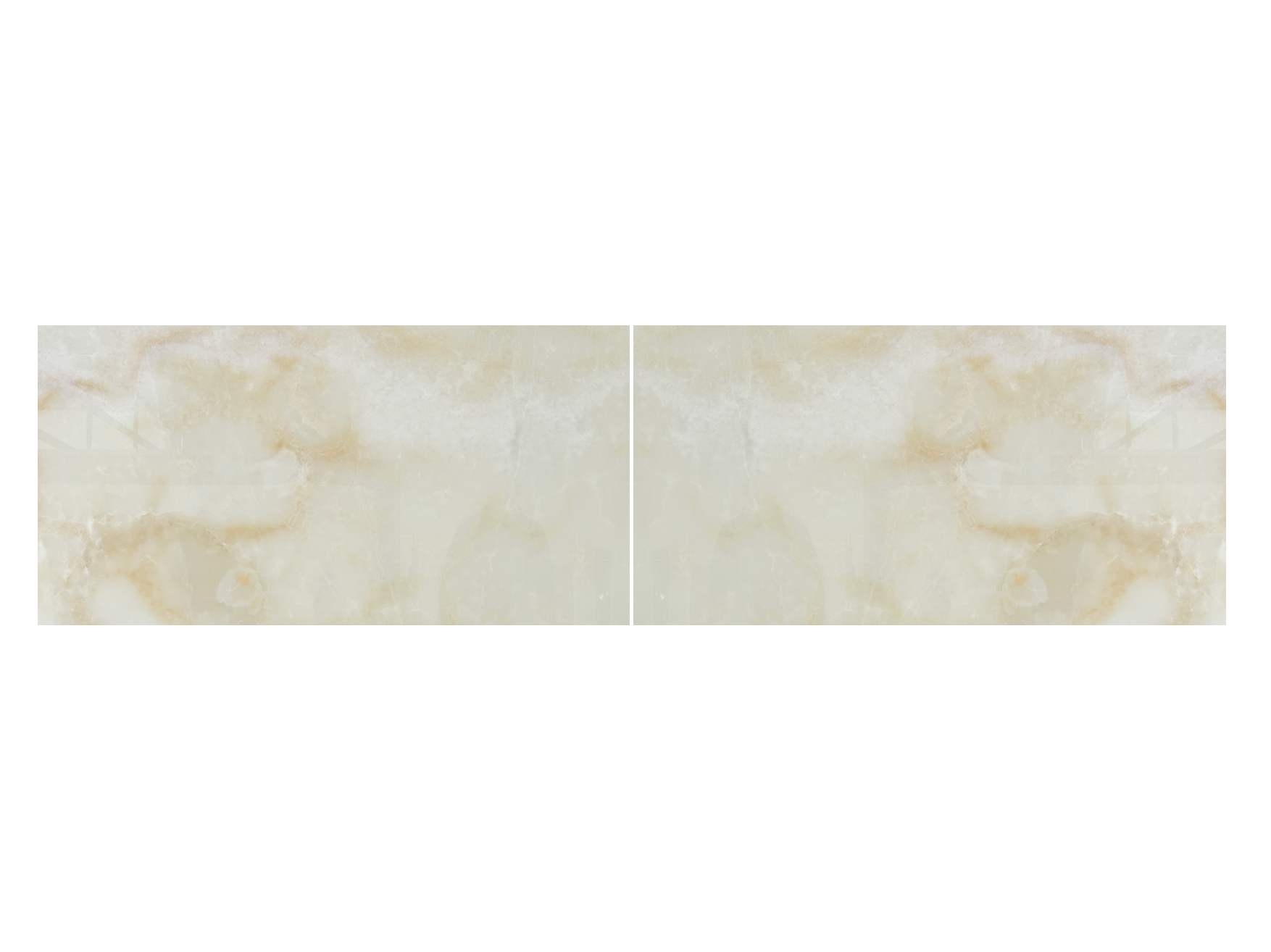 WHITE GOLD ONYX 2CM
