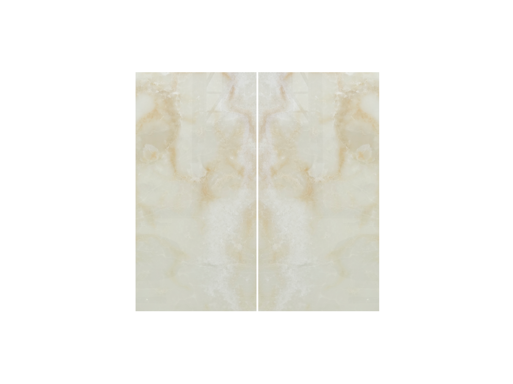 WHITE GOLD ONYX 2CM